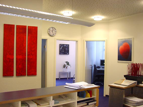 Foto vom Empfang der Praxis